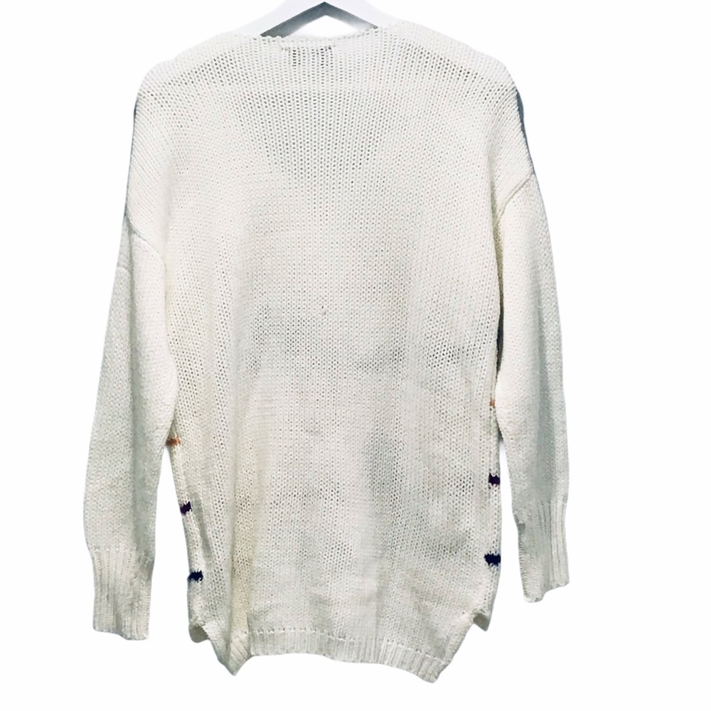 AX Paris knit heart oversized slouchy sweater - Picture 2 of 11